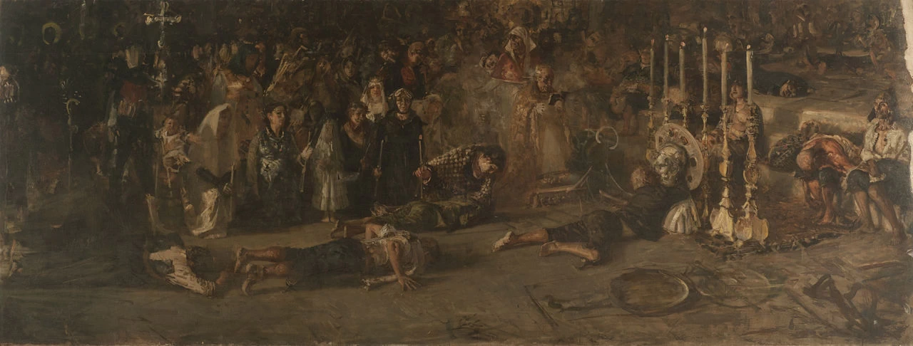 Francesco Paolo Michetti - Il voto, Museo Nacional de Bellas Artes, Buenos Aires